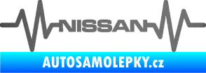 Samolepka Srdeční tep 051 Nissan grafitová metalíza