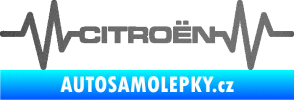 Samolepka Srdeční tep 057 Citroen grafitová metalíza