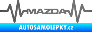 Samolepka Srdeční tep 059 Mazda grafitová metalíza