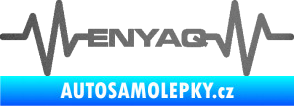 Samolepka Srdeční tep 063 Enyaq grafitová metalíza