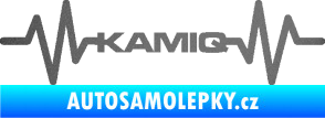 Samolepka Srdeční tep 067 Kamiq grafitová metalíza