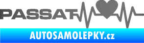 Samolepka Srdeční tep 077 levá Volkswagen Passat grafitová metalíza