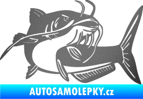 Samolepka Sumec 001 pravá grafitová metalíza