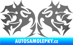Samolepka Tetování 197 grafitová metalíza