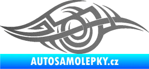Samolepka Tetování 208 pravá grafitová metalíza