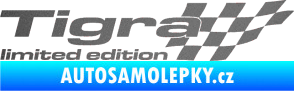 Samolepka Tigra limited edition pravá grafitová metalíza