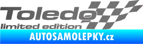 Samolepka Toledo limited edition pravá grafitová metalíza