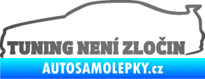 Samolepka Tuning není zločin 001 grafitová metalíza