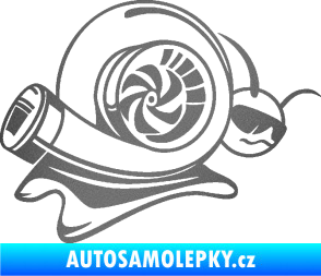 Samolepka Turbo šnek 004 pravá grafitová metalíza