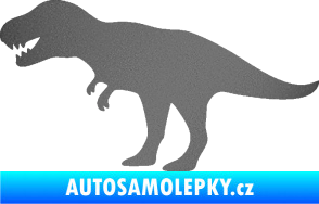 Samolepka Tyrannosaurus Rex 001 levá grafitová metalíza