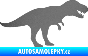 Samolepka Tyrannosaurus Rex 001 pravá grafitová metalíza