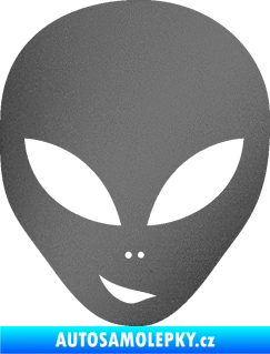 Samolepka UFO 003 levá grafitová metalíza