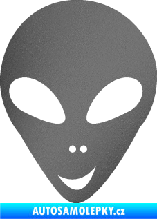 Samolepka UFO 004 levá grafitová metalíza