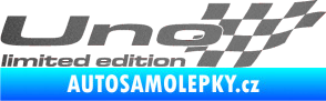 Samolepka Uno limited edition pravá grafitová metalíza