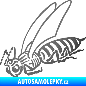 Samolepka Vosa 004 levá grafitová metalíza