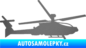 Samolepka Vrtulník 013 pravá grafitová metalíza