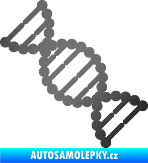 Samolepka Vzorec DNA levá grafitová metalíza
