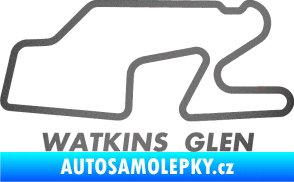 Samolepka Okruh Watkins Glen International grafitová metalíza