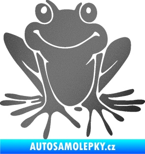 Samolepka Žába 008 levá grafitová metalíza