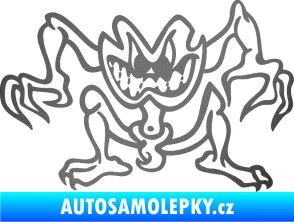 Samolepka Žabák pravá grafitová metalíza