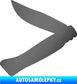 Samolepka Zavírací nůž 001 levá grafitová metalíza