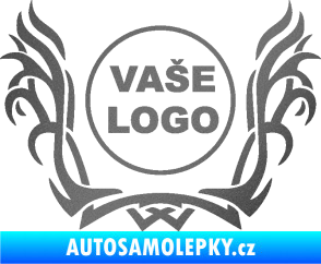 Samolepka Znak Tetování 001 grafitová metalíza