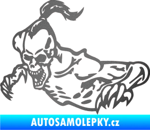 Samolepka Zombík levá grafitová metalíza
