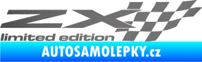 Samolepka ZX limited edition pravá grafitová metalíza