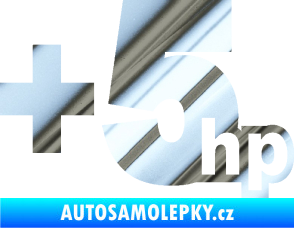 Samolepka + 5hp 003 chrom fólie stříbrná zrcadlová