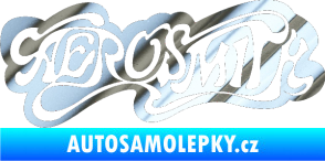 Samolepka Aerosmith 003 chrom fólie stříbrná zrcadlová