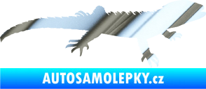 Samolepka Agama 001 pravá chrom fólie stříbrná zrcadlová