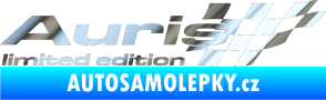 Samolepka Auris limited edition pravá chrom fólie stříbrná zrcadlová