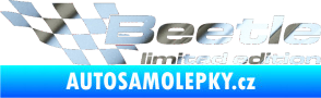 Samolepka Beetle limited edition levá chrom fólie stříbrná zrcadlová
