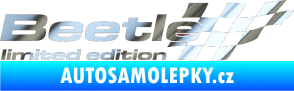 Samolepka Beetle limited edition pravá chrom fólie stříbrná zrcadlová