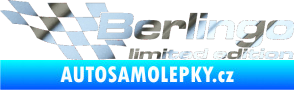 Samolepka Berlingo limited edition levá chrom fólie stříbrná zrcadlová