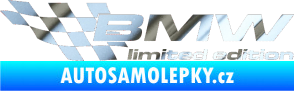 Samolepka BMW limited edition levá chrom fólie stříbrná zrcadlová