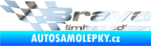 Samolepka Brava limited edition levá chrom fólie stříbrná zrcadlová