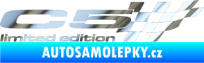 Samolepka C5 limited edition pravá chrom fólie stříbrná zrcadlová