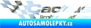 Samolepka Cactus limited edition levá chrom fólie stříbrná zrcadlová