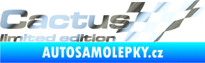 Samolepka Cactus limited edition pravá chrom fólie stříbrná zrcadlová