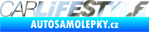 Samolepka Car Life Style chrom fólie stříbrná zrcadlová