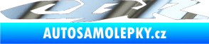 Samolepka CBR 001 chrom fólie stříbrná zrcadlová