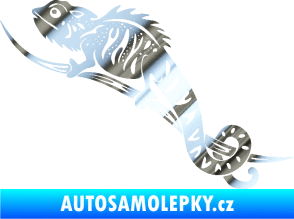 Samolepka Chameleon 003 levá chrom fólie stříbrná zrcadlová