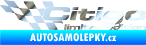 Samolepka Citigo limited edition levá chrom fólie stříbrná zrcadlová