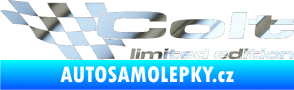 Samolepka Colt limited edition levá chrom fólie stříbrná zrcadlová