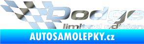 Samolepka Dodge limited edition levá chrom fólie stříbrná zrcadlová