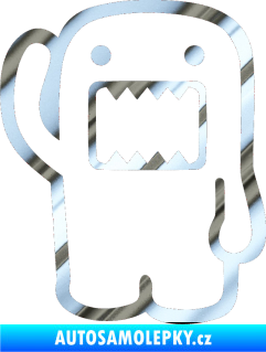 Samolepka Domo 001 levá hello chrom fólie stříbrná zrcadlová