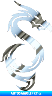 Samolepka Dragon 033 pravá chrom fólie stříbrná zrcadlová