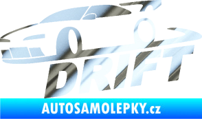 Samolepka Drift 002 chrom fólie stříbrná zrcadlová