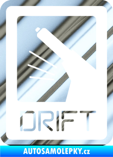 Samolepka Drift 004 chrom fólie stříbrná zrcadlová